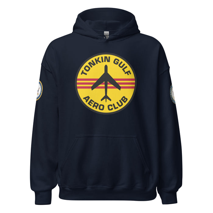 U.S. Navy Tonkin Gulf Aero Club Unisex Hoodie Tactically Acquired Navy S 