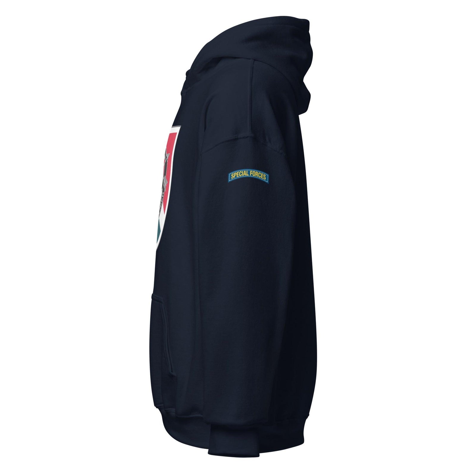 U.S. Army 11th Special Forces Group (11th SFG) Beret Flash Unisex Hoodie Tactically Acquired   