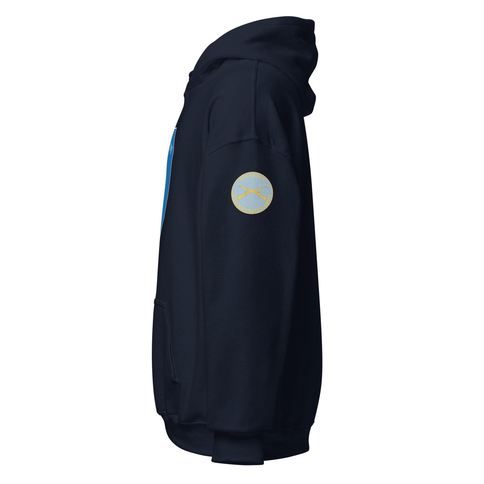 U.S. Army Infantry Branch Follow Me Emblem Unisex Hoodie Tactically Acquired   