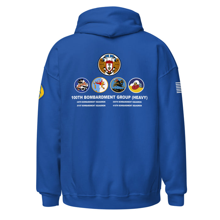 100th Bomb Group (H) Squadron Legacy WW2 Tribute Unisex Hoodie Tactically Acquired   