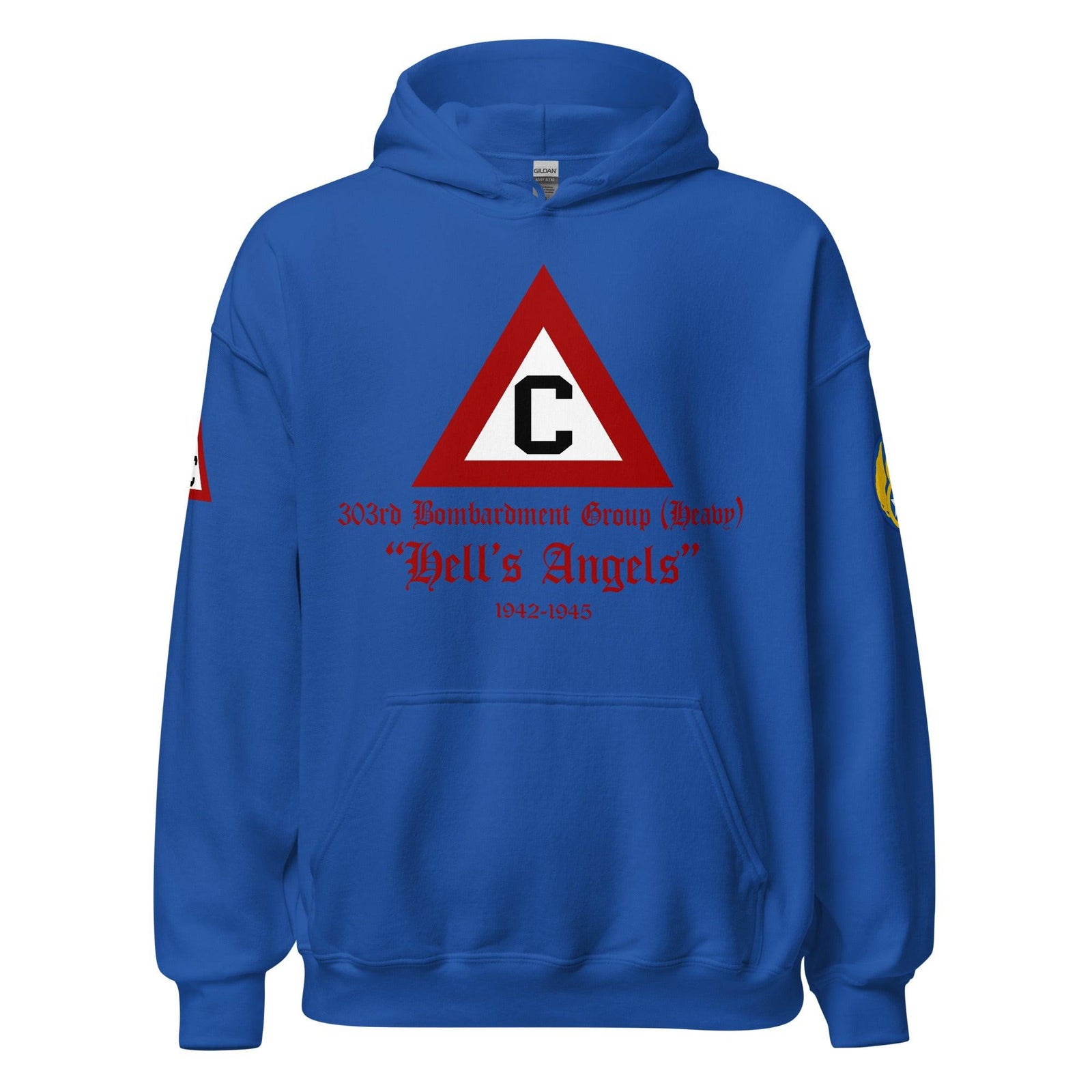 303rd Bombardment Group (Heavy) 8th Air Force Unisex Hoodie Tactically Acquired Royal S 