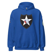 U.S. Army 2nd Infantry Division (2ID) Infantry Branch Unisex Hoodie Tactically Acquired Royal S 