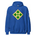 U.S. Army 4th Infantry Division (4ID) Infantry Branch Unisex Hoodie Tactically Acquired Royal S 