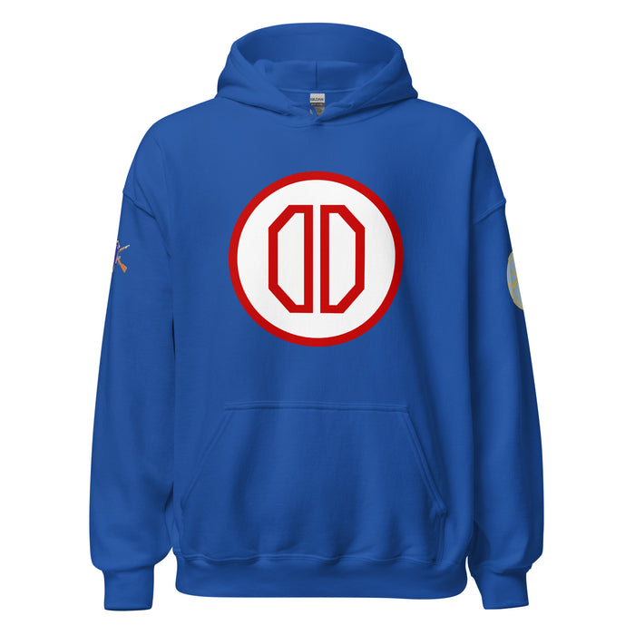 U.S. Army 31st Infantry Division (31ID) Infantry Branch Unisex Hoodie Tactically Acquired Royal S 