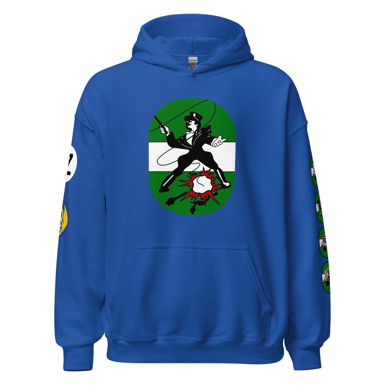 491st Bomb Group WW2 Squadron 8th Air Force Legacy Unisex Hoodie Tactically Acquired Royal S 