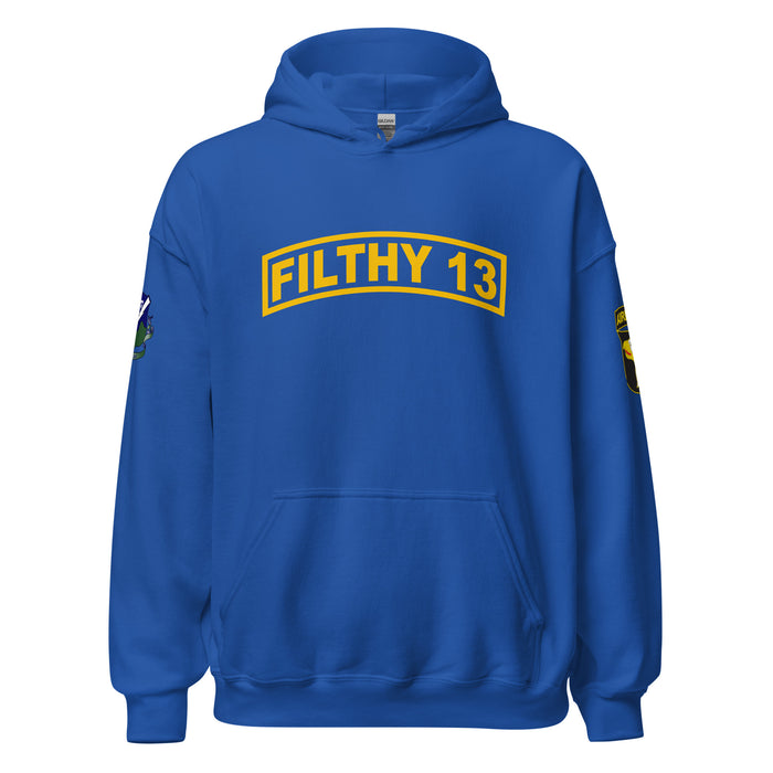 Filthy 13 506 PIR 101st Airborne WW2 Legacy Unisex Hoodie Tactically Acquired Royal S 