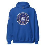 D-Day 2024 80th Anniversary Memorial Emblem Unisex Hoodie Tactically Acquired Royal S 
