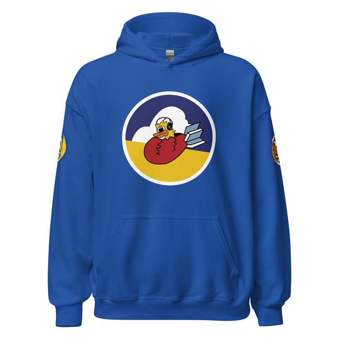 418th Bombardment Squadron - 100th Bomb Group - Unisex Hoodie Tactically Acquired Royal S 