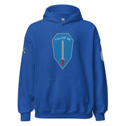 U.S. Army Infantry Branch Follow Me Emblem Unisex Hoodie Tactically Acquired Royal S 