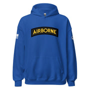 U.S. Army Airborne Tab Unisex Hoodie Tactically Acquired Royal S 