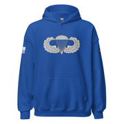 U.S. Army Parachutist Badge Unisex Paratrooper Hoodie Tactically Acquired Royal S 