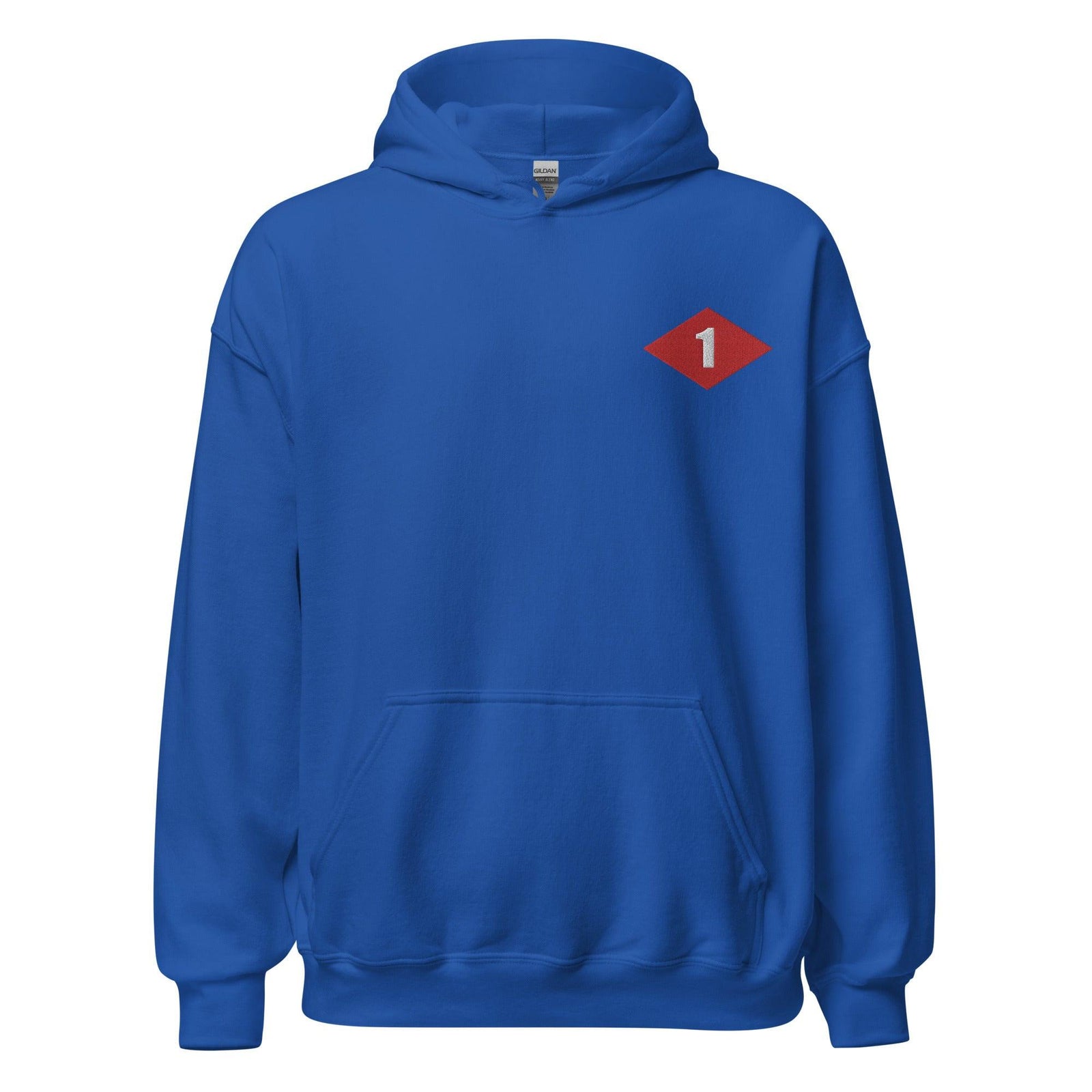 NMCB-1 Embroidered Left Chest Unisex Hoodie Tactically Acquired Royal S 
