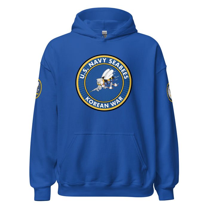 U.S. Navy Seabees Korean War Legacy Unisex Hoodie Tactically Acquired Royal S 