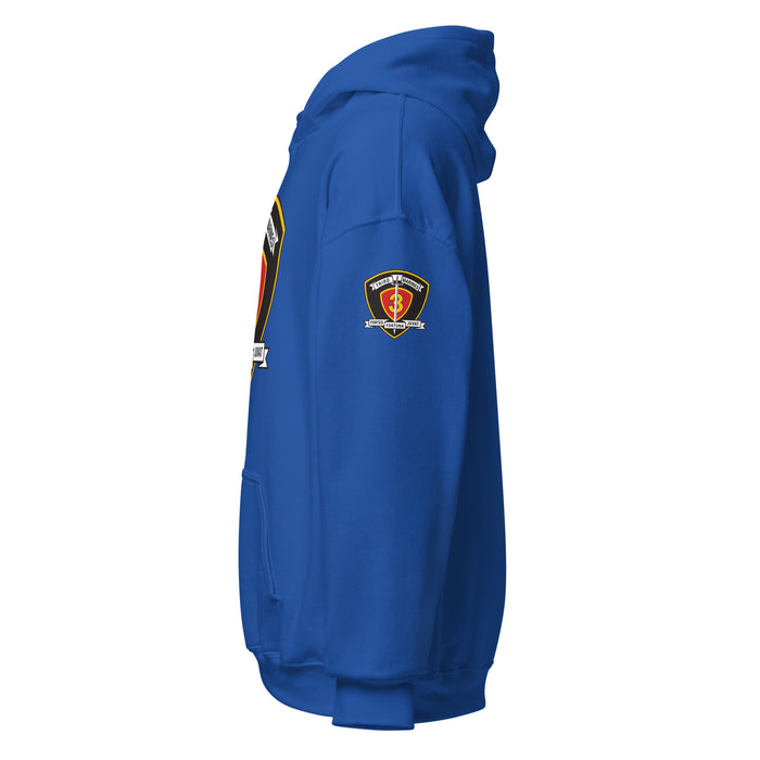 1st Bn 3rd Marines (1/3 Marines) Unisex Hoodie Tactically Acquired   