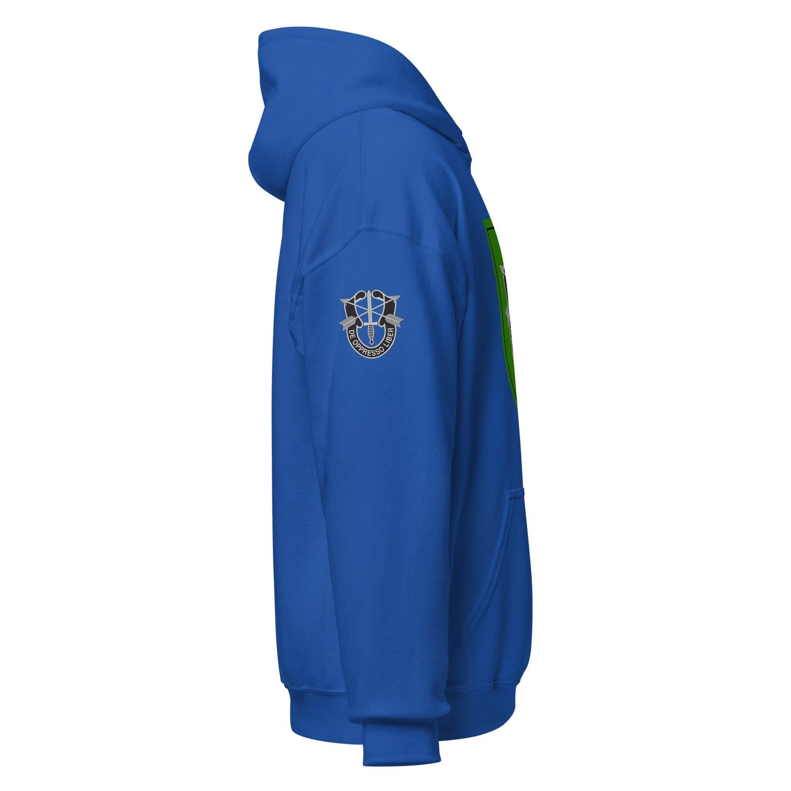 U.S. Army 10th Special Forces Group (10th SFG) Beret Flash Unisex Hoodie Tactically Acquired   