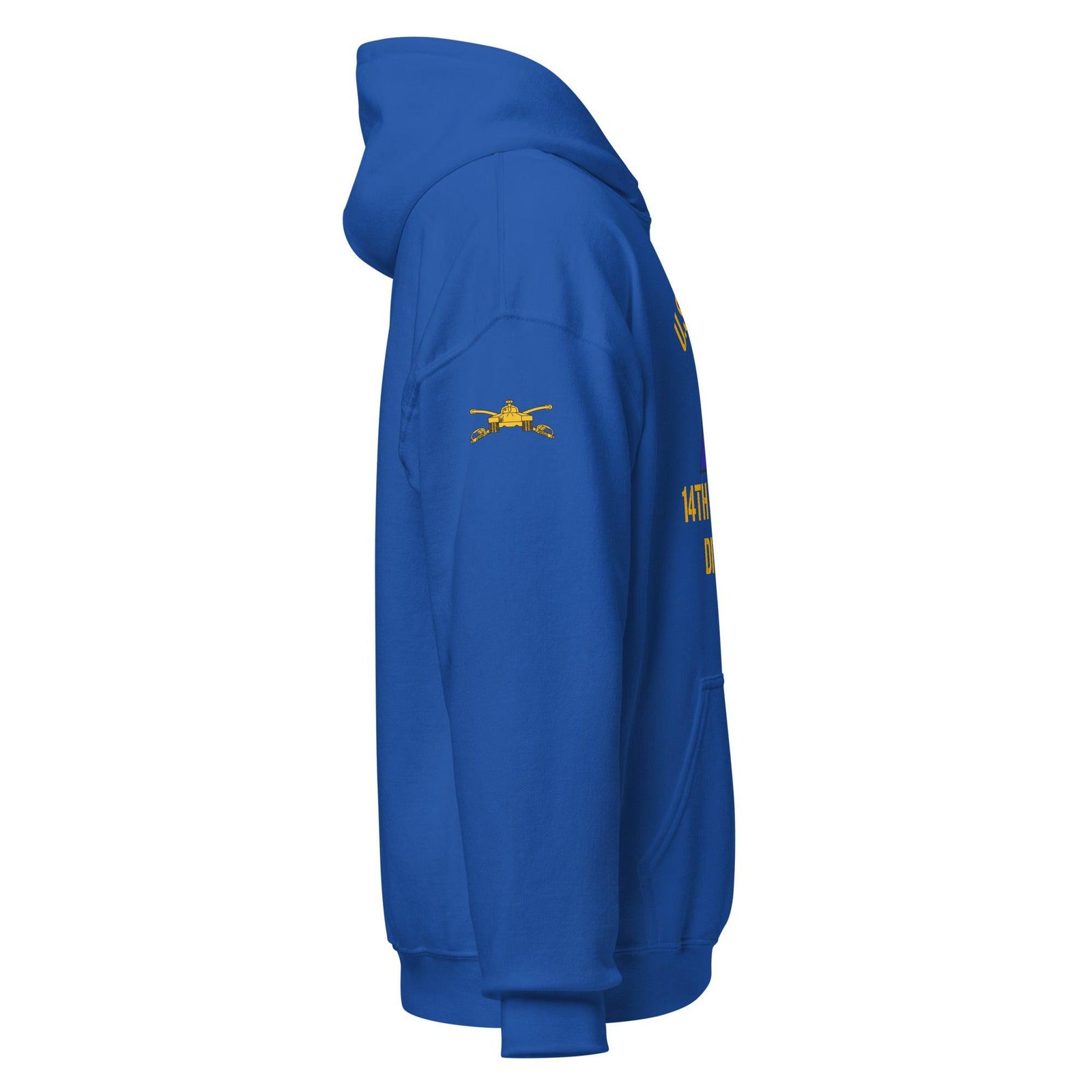 U.S. Army 14th Armored Division (14th AD) Armor Branch Unisex Hoodie Tactically Acquired   