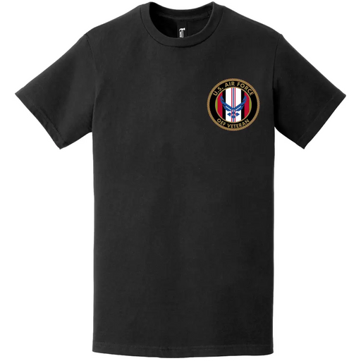 U.S. Air Force Operation Enduring Freedom (OEF) Veteran Left Chest T-Shirt Tactically Acquired   