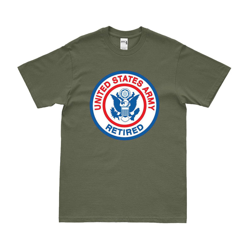 Retired U.S. Army Logo Emblem Seal T-Shirt