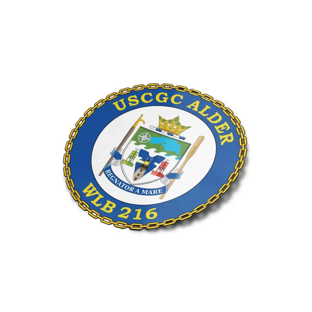 USCGC Alder (WLB-216) Die-Cut Vinyl Sticker Decal Tactically Acquired   
