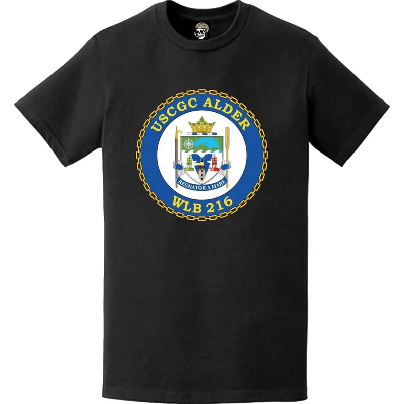 USCGC Alder (WLB-216) Ship's Crest Emblem Logo T-Shirt
