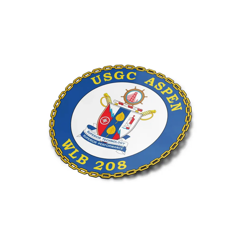 USCGC Aspen (WLB-208) Die-Cut Vinyl Sticker Decal