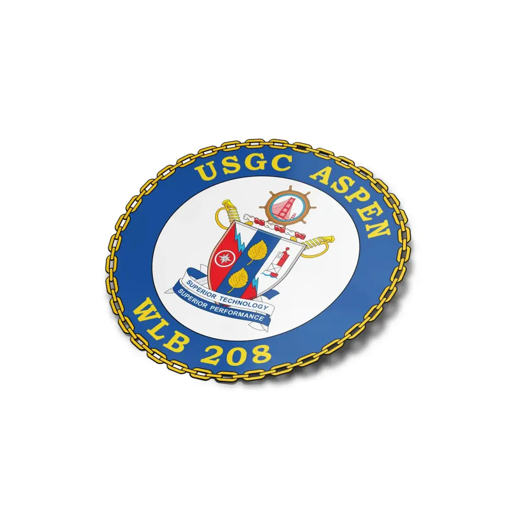 USCGC Aspen (WLB-208) Die-Cut Vinyl Sticker Decal Tactically Acquired   