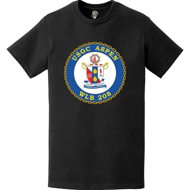 USCGC Aspen (WLB-208) Ship's Crest Emblem Logo T-Shirt