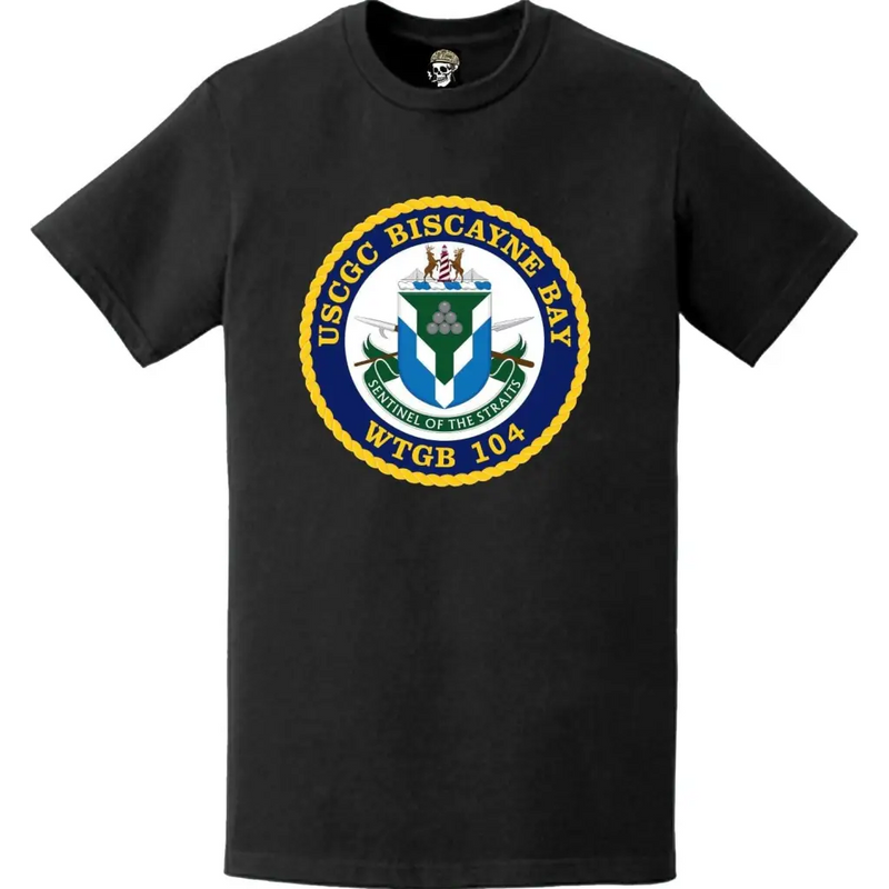 USCGC Biscayne Bay (WTGB-104) Ship's Crest Emblem Logo T-Shirt