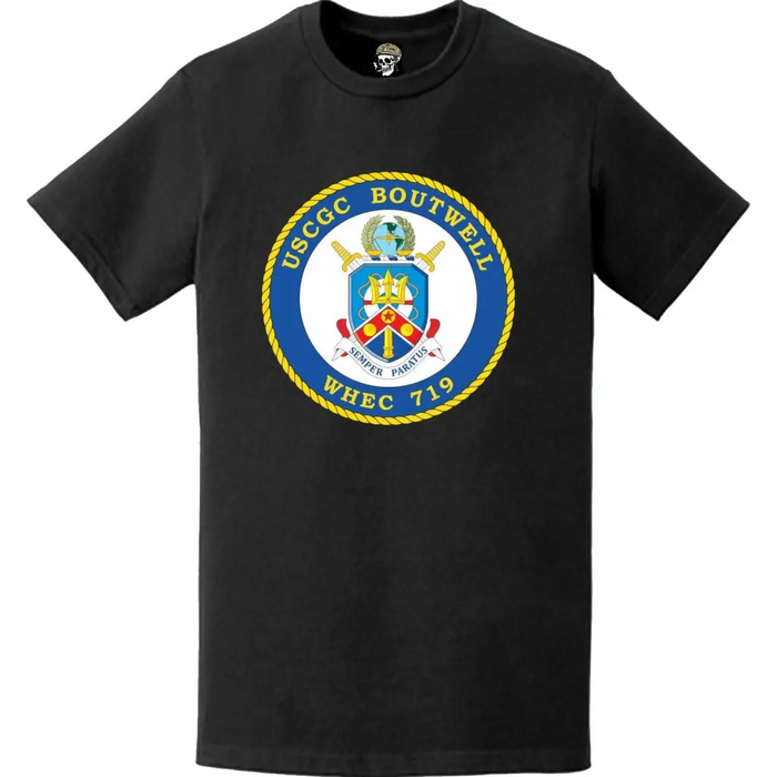 USCGC Boutwell (WHEC-719) Ship's Crest Emblem Logo T-Shirt Tactically Acquired   