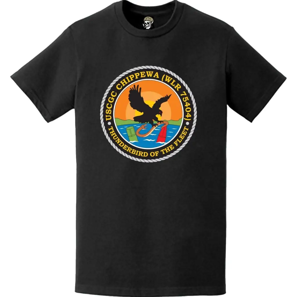 USCGC Chippewa (WLR-75404) Ship's Crest Emblem Logo T-Shirt Tactically Acquired   