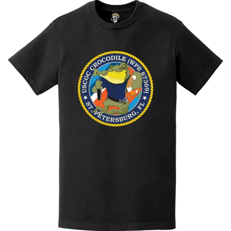 USCGC Crocodile (WPB-87369) Ship's Crest Emblem Logo T-Shirt