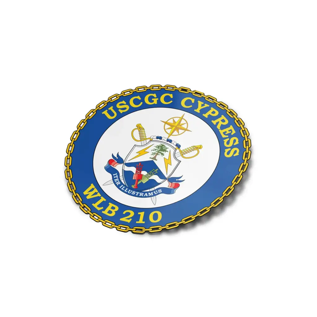 USCGC Cypress (WLB-210) Die-Cut Vinyl Sticker Decal Tactically Acquired   