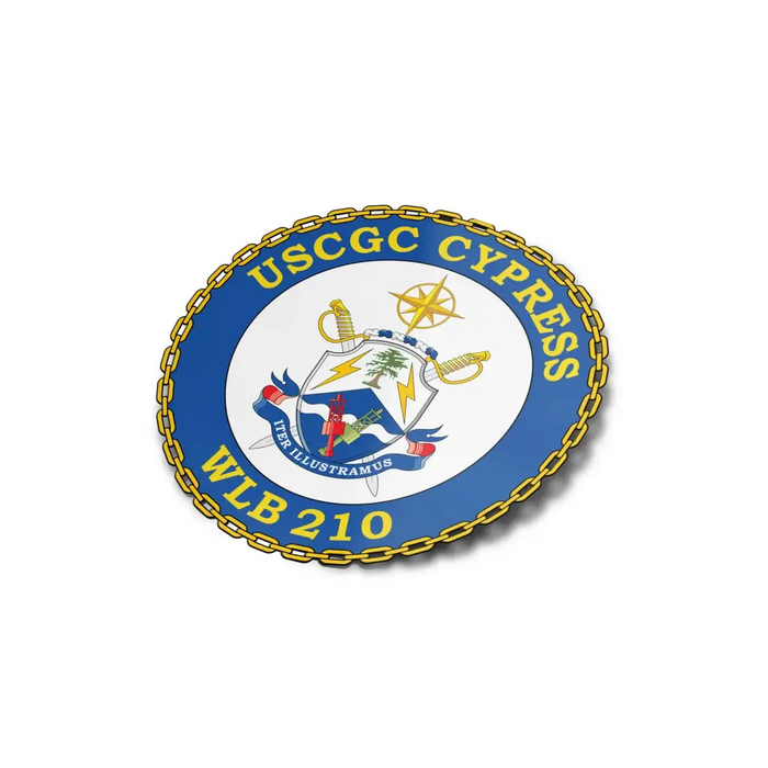 USCGC Cypress (WLB-210) Die-Cut Vinyl Sticker Decal Tactically Acquired   