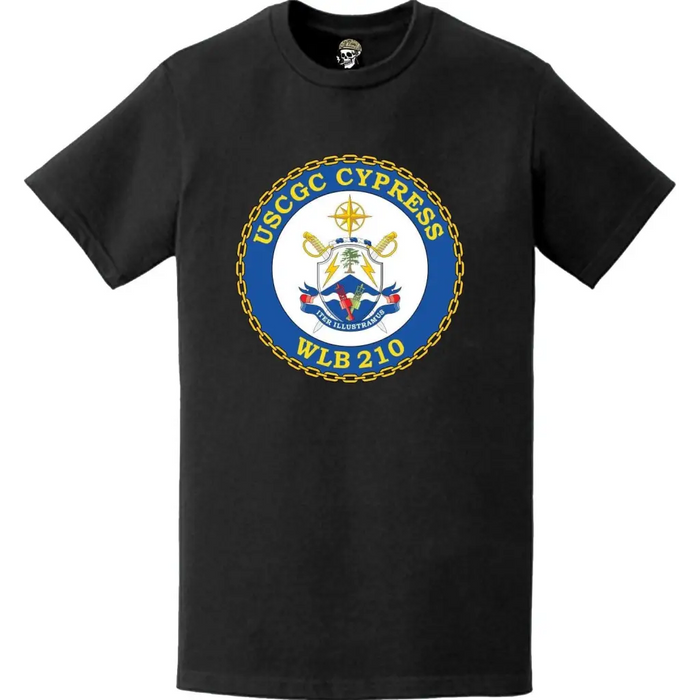 USCGC Cypress (WLB-210) Ship's Crest Emblem Logo T-Shirt Tactically Acquired   