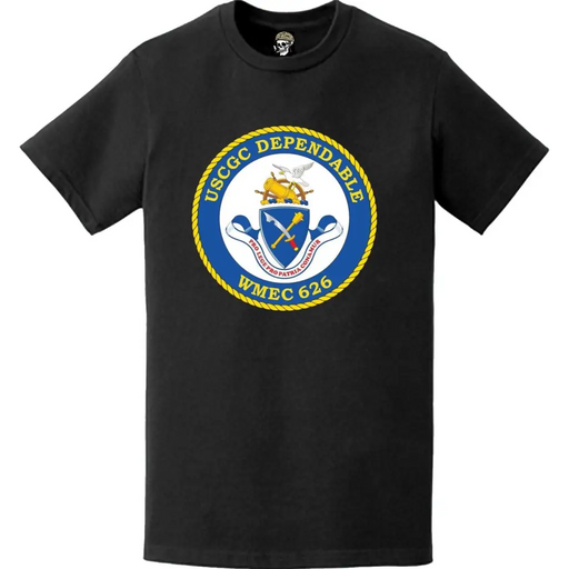 USCGC Dependable (WMEC-626) Ship's Crest Emblem Logo T-Shirt Tactically Acquired   