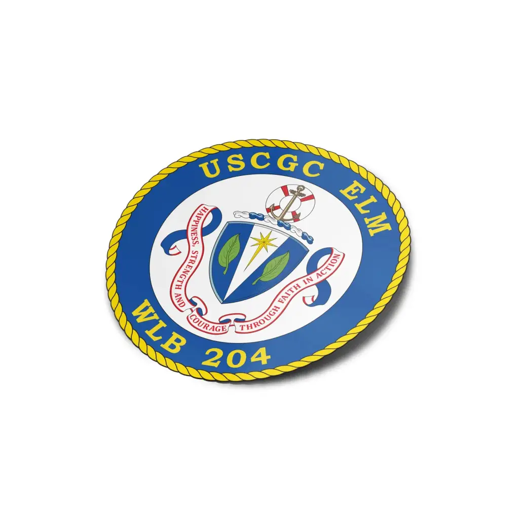 USCGC Elm (WLB-204) Die-Cut Vinyl Sticker Decal Tactically Acquired   
