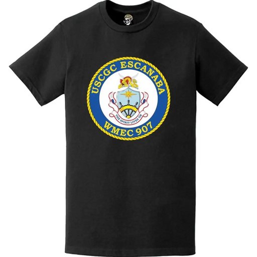 USCGC Escanaba (WMEC-907) Ship's Crest Emblem Logo T-Shirt Tactically Acquired   