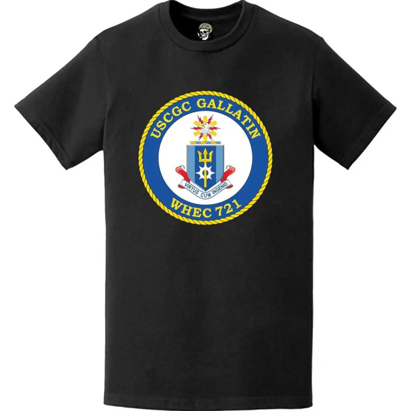 USCGC Gallatin (WLB-721) Ship's Crest Emblem Logo T-Shirt