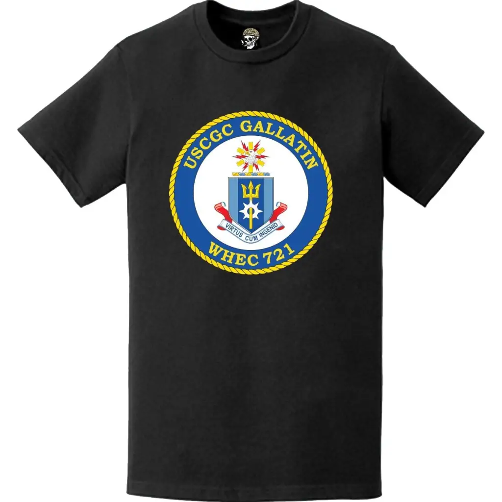 USCGC Gallatin (WLB-721) Ship's Crest Emblem Logo T-Shirt Tactically Acquired   