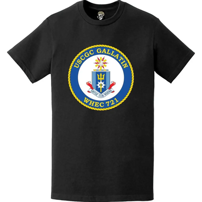 USCGC Gallatin (WLB-721) Ship's Crest Emblem Logo T-Shirt Tactically Acquired   