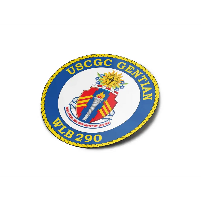 USCGC Gentian (WLB-290) Die-Cut Vinyl Sticker Decal