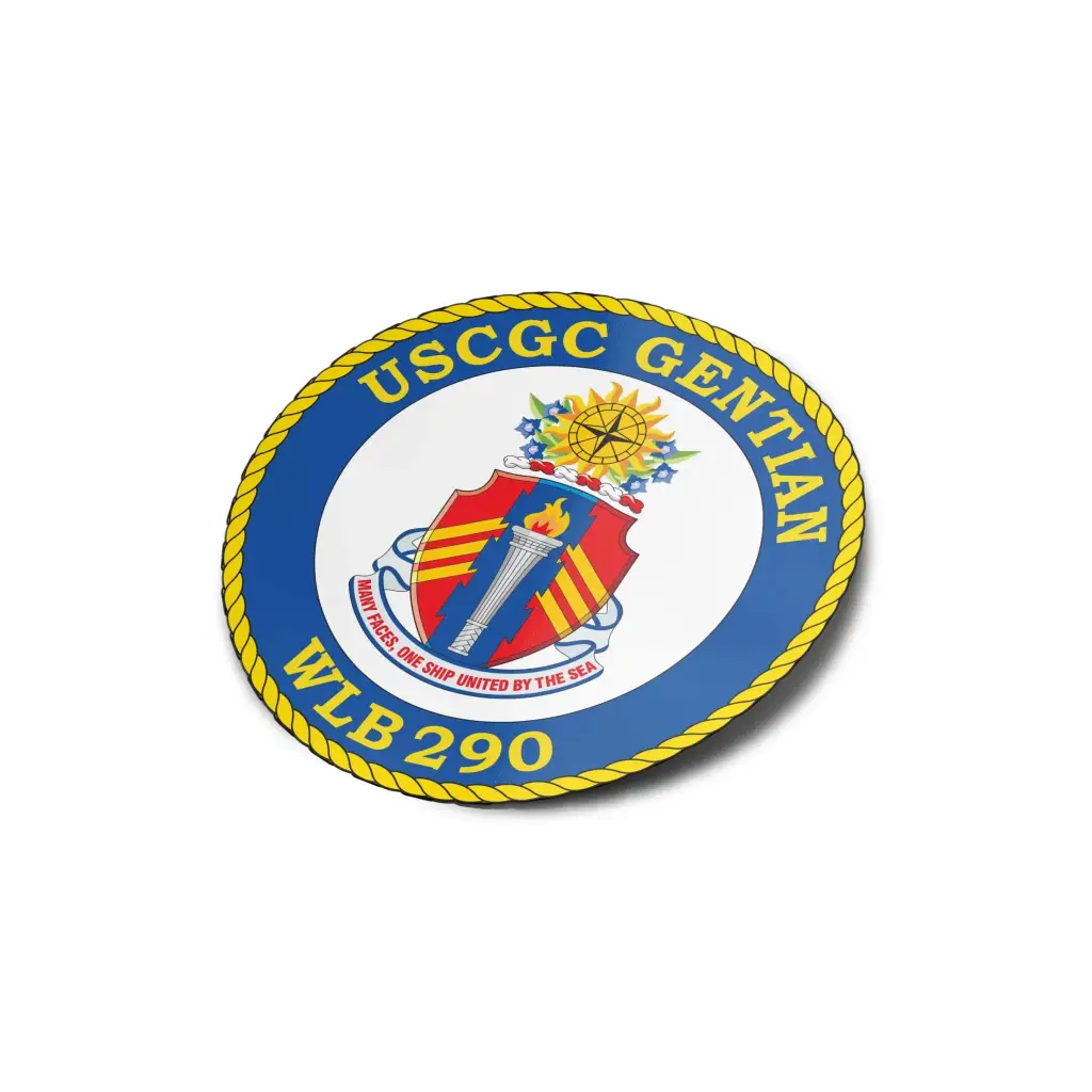 USCGC Gentian (WLB-290) Die-Cut Vinyl Sticker Decal Tactically Acquired   