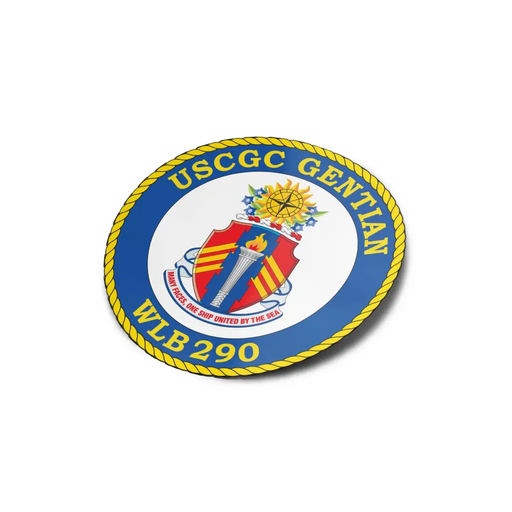 USCGC Gentian (WLB-290) Die-Cut Vinyl Sticker Decal Tactically Acquired   