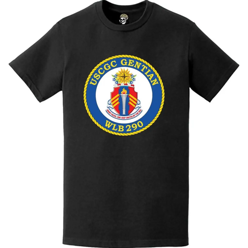 USCGC Gentian (WLB-290) Ship's Crest Emblem Logo T-Shirt