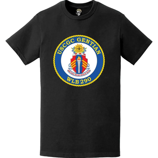 USCGC Gentian (WLB-290) Ship's Crest Emblem Logo T-Shirt Tactically Acquired   