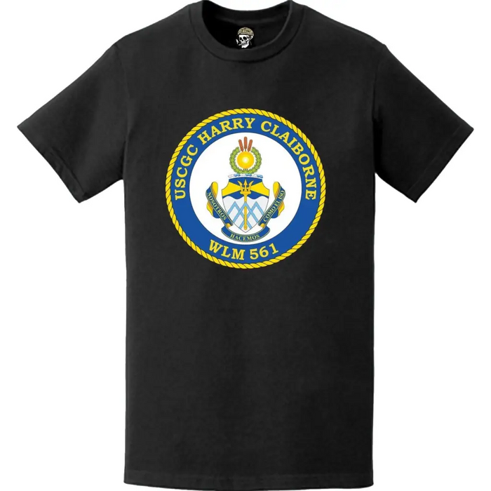 USCGC Harry Claiborne (WLM-561) Ship's Crest Emblem Logo T-Shirt Tactically Acquired   