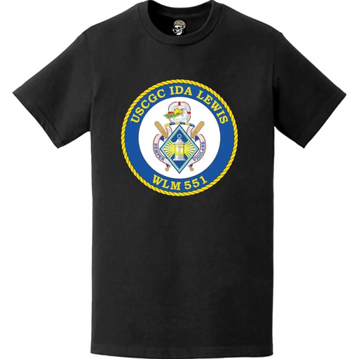 USCGC Ida Lewis (WLM-551) Ship's Crest Emblem Logo T-Shirt Tactically Acquired   