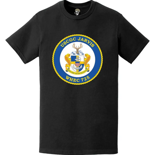 USCGC Jarvis (WHEC-725) Ship's Crest Emblem Logo T-Shirt Tactically Acquired   