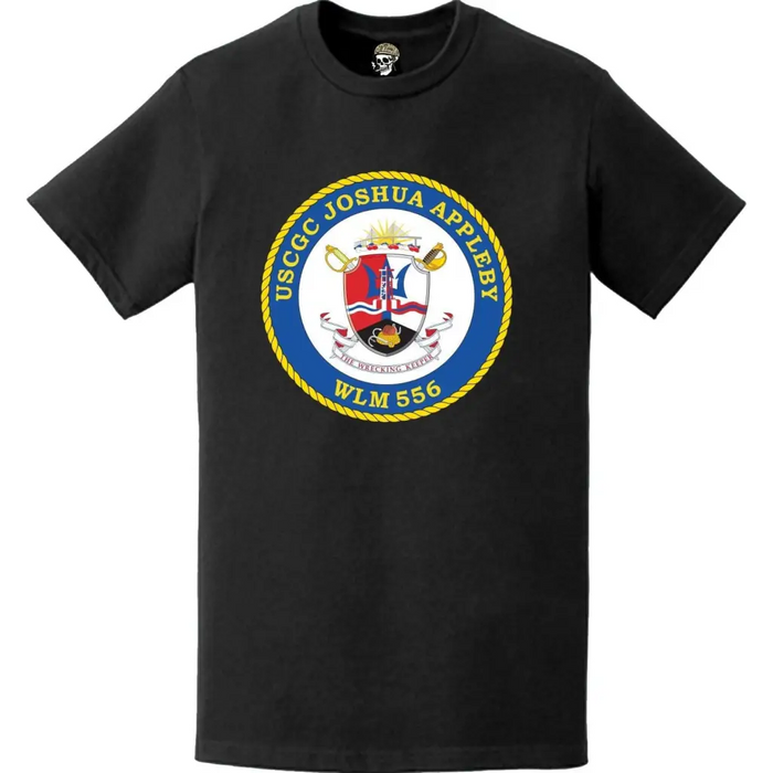 USCGC Joshua Appleby (WLM-556) Ship's Crest Emblem Logo T-Shirt Tactically Acquired   