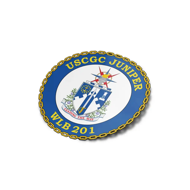 USCGC Juniper (WLB-201) Die-Cut Vinyl Sticker Decal